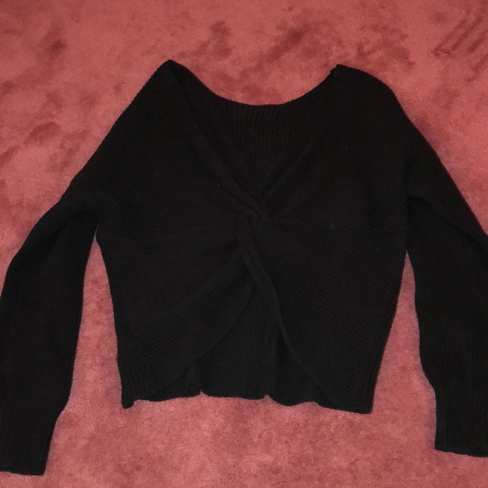 Ann Taylor Loft Twist back sweater